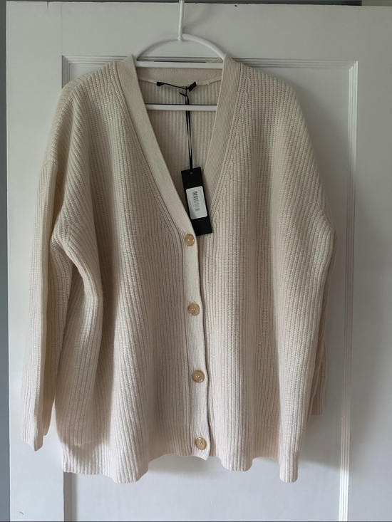 Jenni Kayne Sweaters - NWT Jenni Kayne Cashmere Cocoon Cardigan Size M ivory